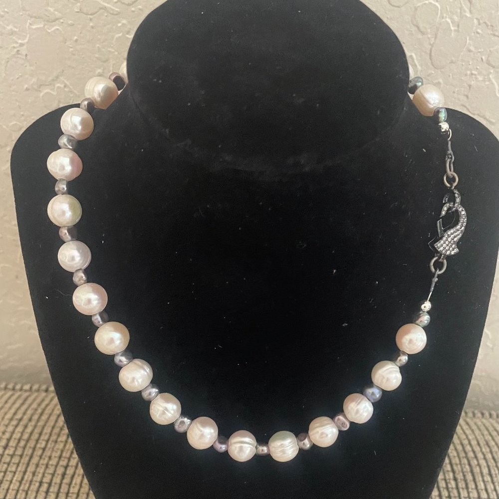 Hand Made 16" Freshwater Pearl Necklace